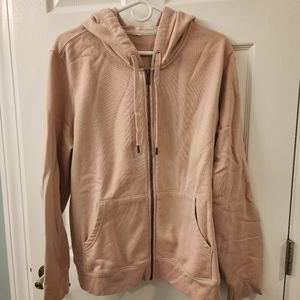 Old Navy Light Pink Zip Up Hoodie Size XXL